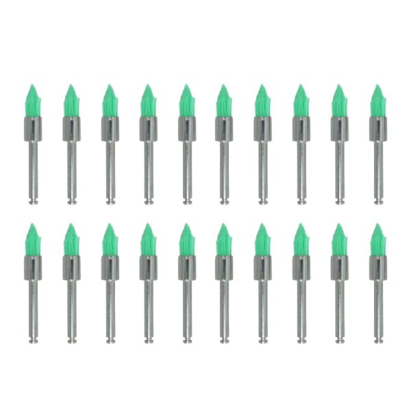 Cepillo De Robinson Spazzo / Cono Soft Verde Indusbello 20 unidades