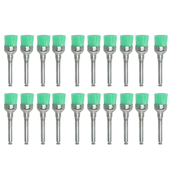 Cepillo De Robinson Spazzo / Copa Soft Verde Indusbello 20 Unidades