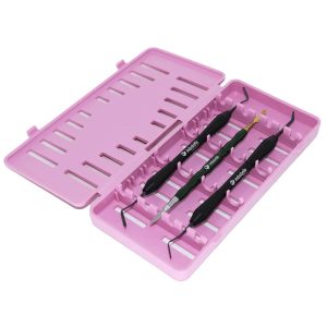 Estuche Rosado Con Particiones Indusbello