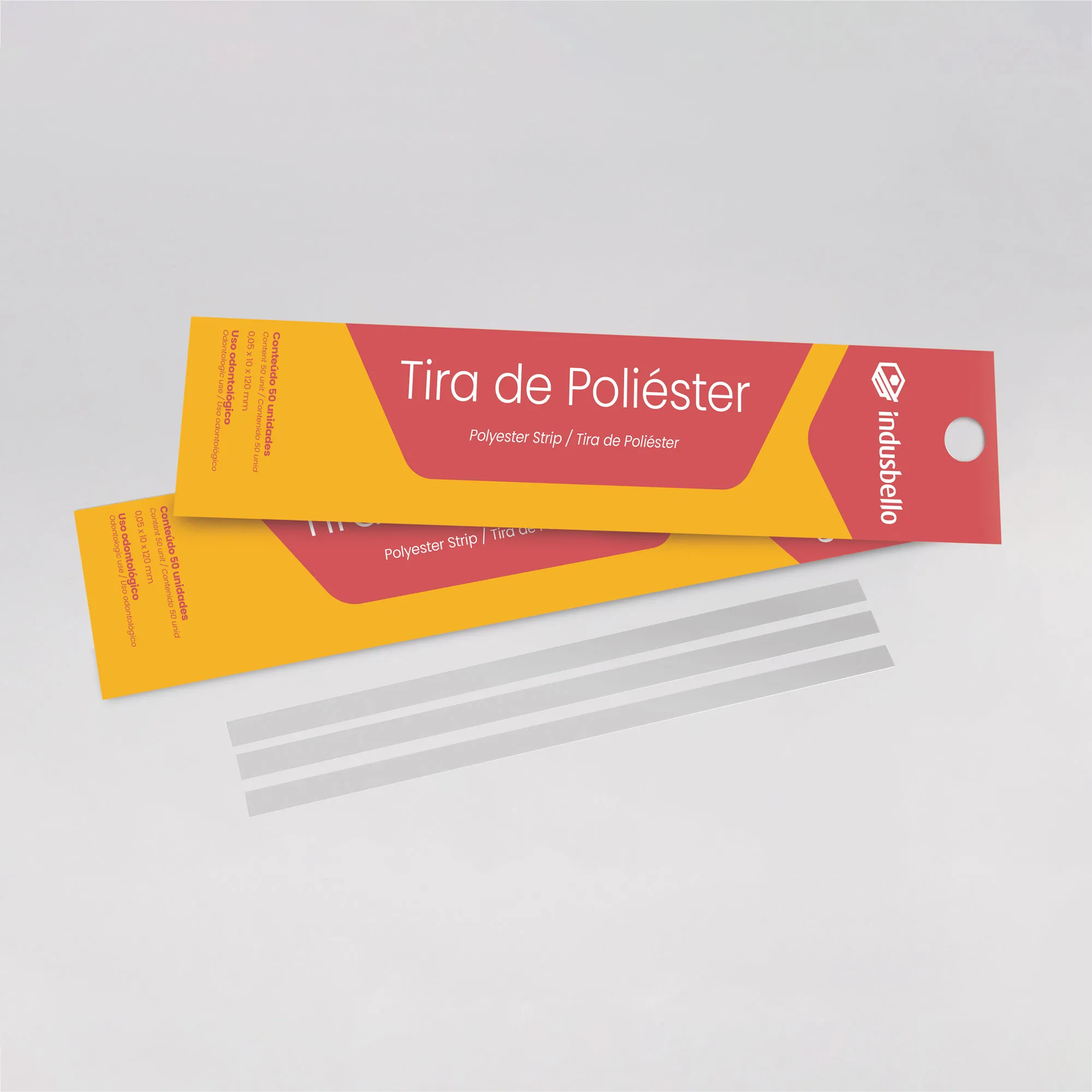 Tira Lija De Poliéster Indusbello 50 unidades